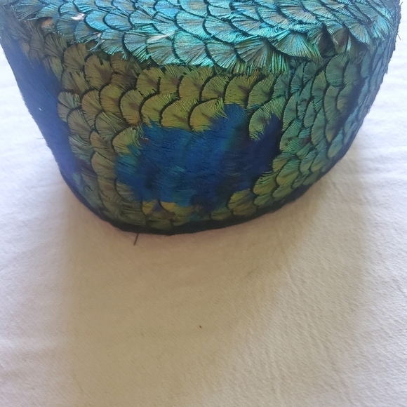 Vintage Peacock Hat‎ Designed by Marie, Beaver Dam Wisconsin